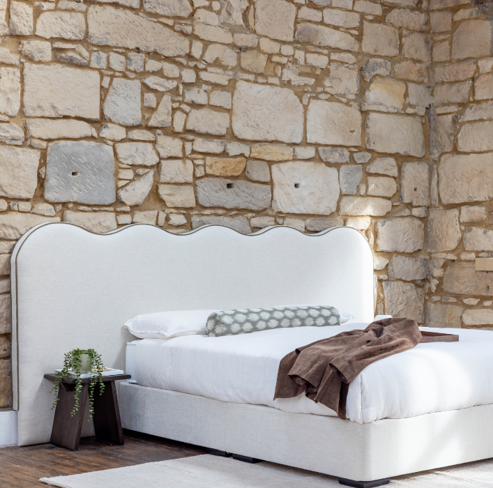 Wave Bed & Headboard