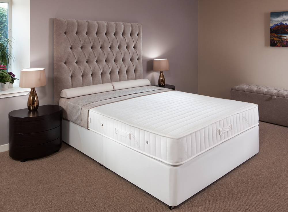 single divan bed with mattress and storage
