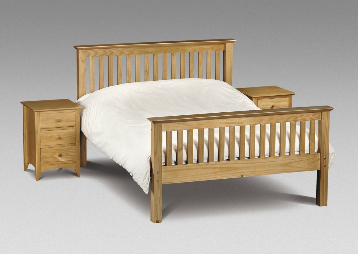 Pine Double bed shop online | Cheap wood pine bed | Robinsons Beds